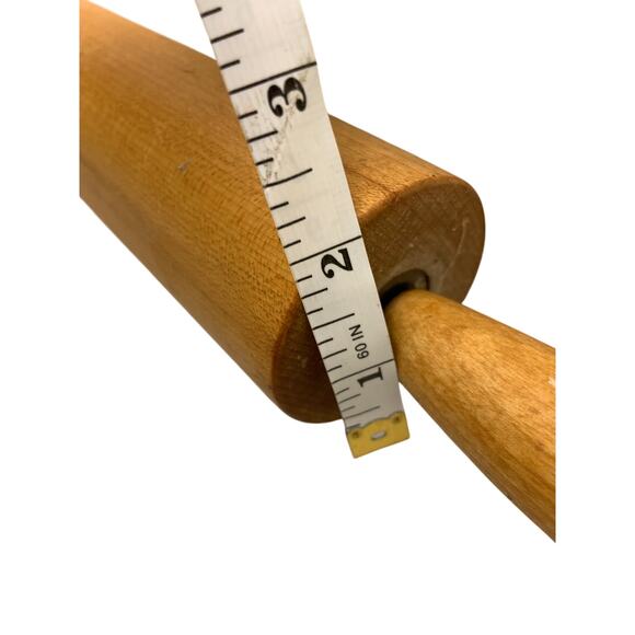 Vintage Wooden Rolling Pin Mid Century 60s 70s - Picture 7 of 7